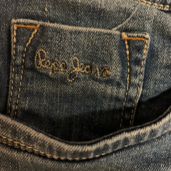 PEPE JEANS BUTTON UP DENIM SKIRT SIZE S - Picture 5 of 6